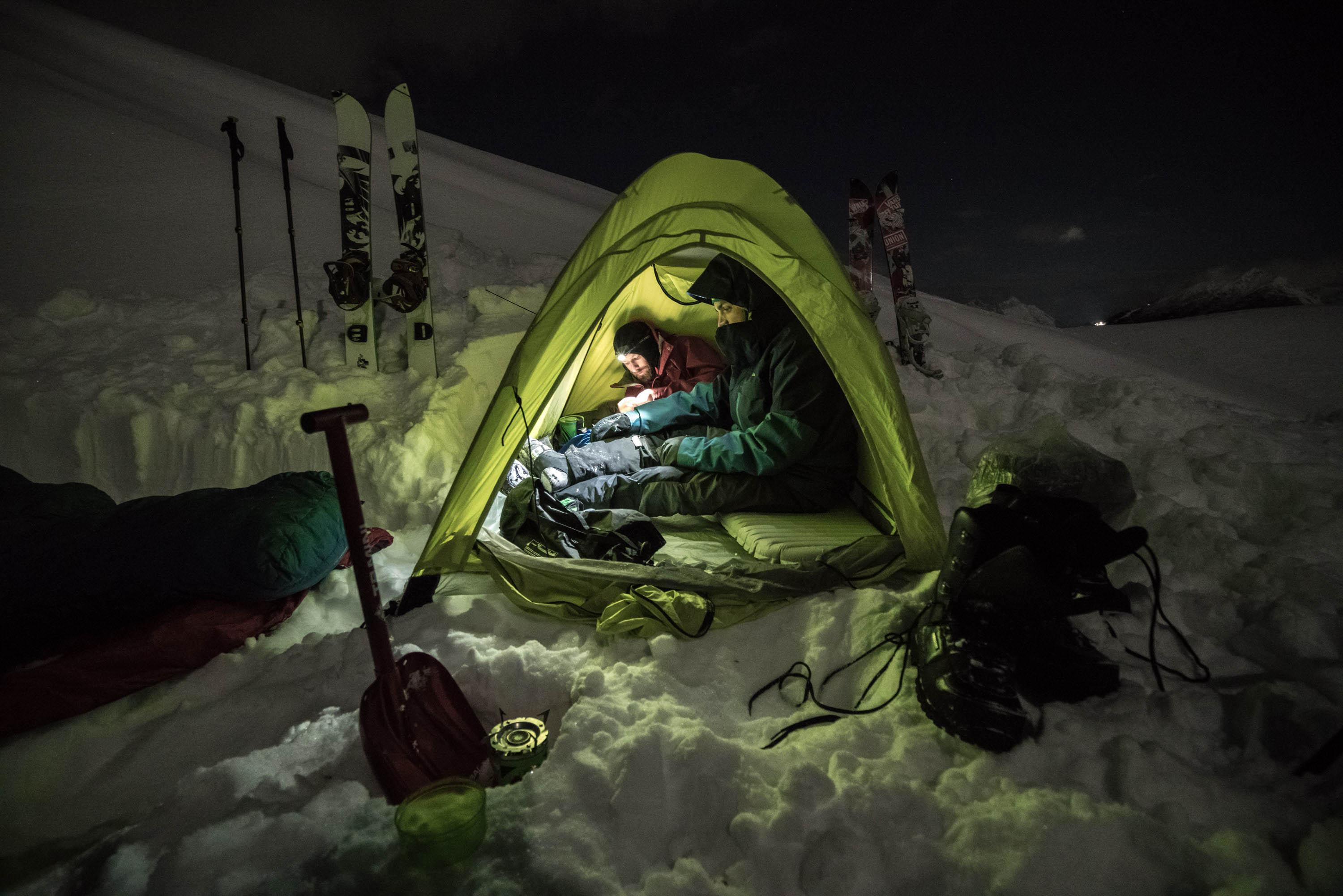 Camping, tent, winter, ski, snowboard, skitour, photoshoot, best mountain photos
