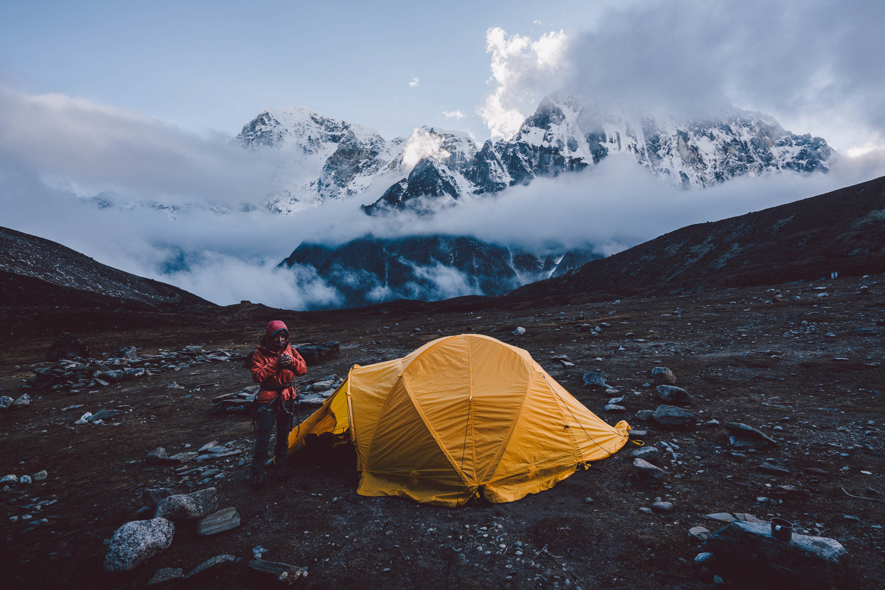 Lobuche East, mountain photography, Nepal, camping, hiking, trekking