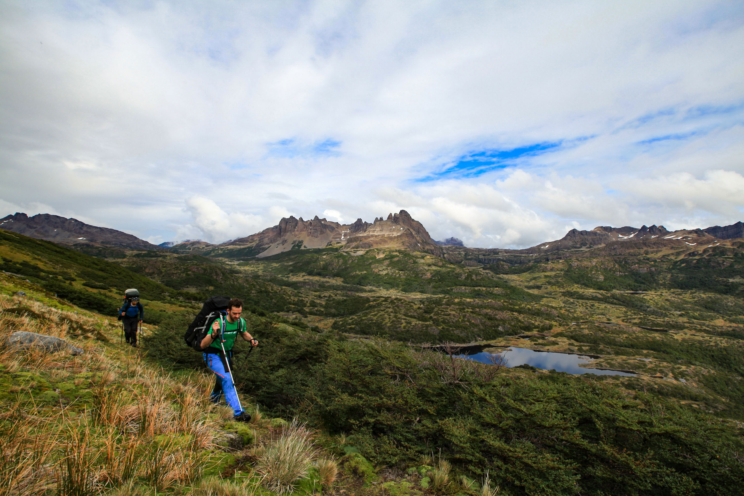 Long-distance walks Circuito Dientes Navarinho wild camping in the land of fire