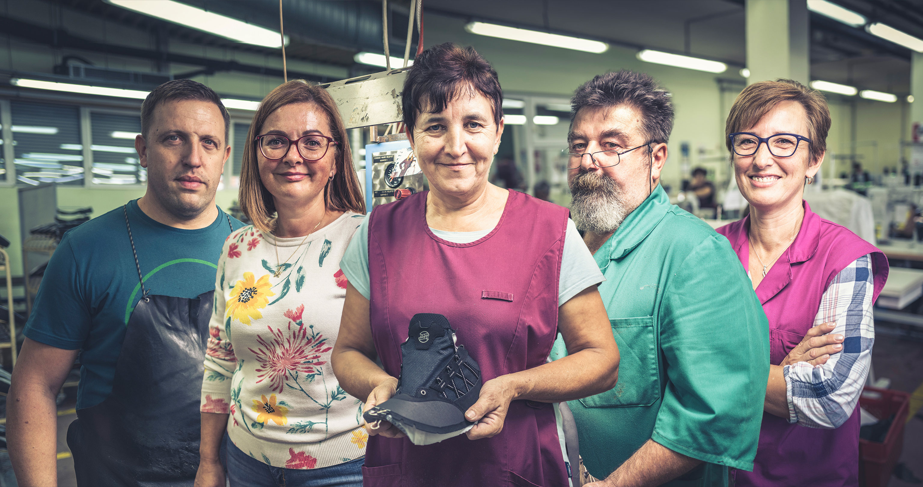 5 employees at the HANWAG factory in Croatia