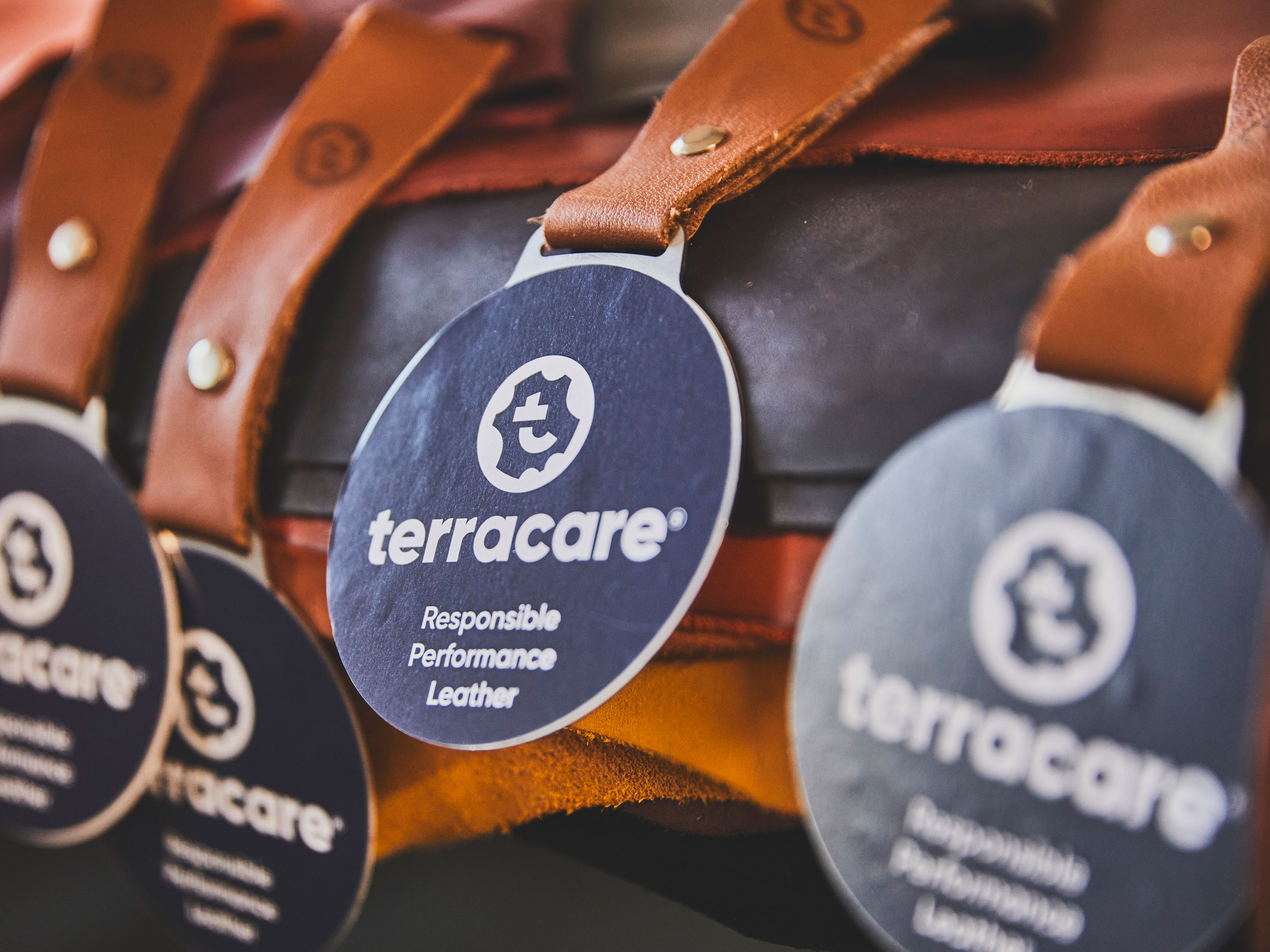 Terracare logo sustainable leather classic leather hiking boots