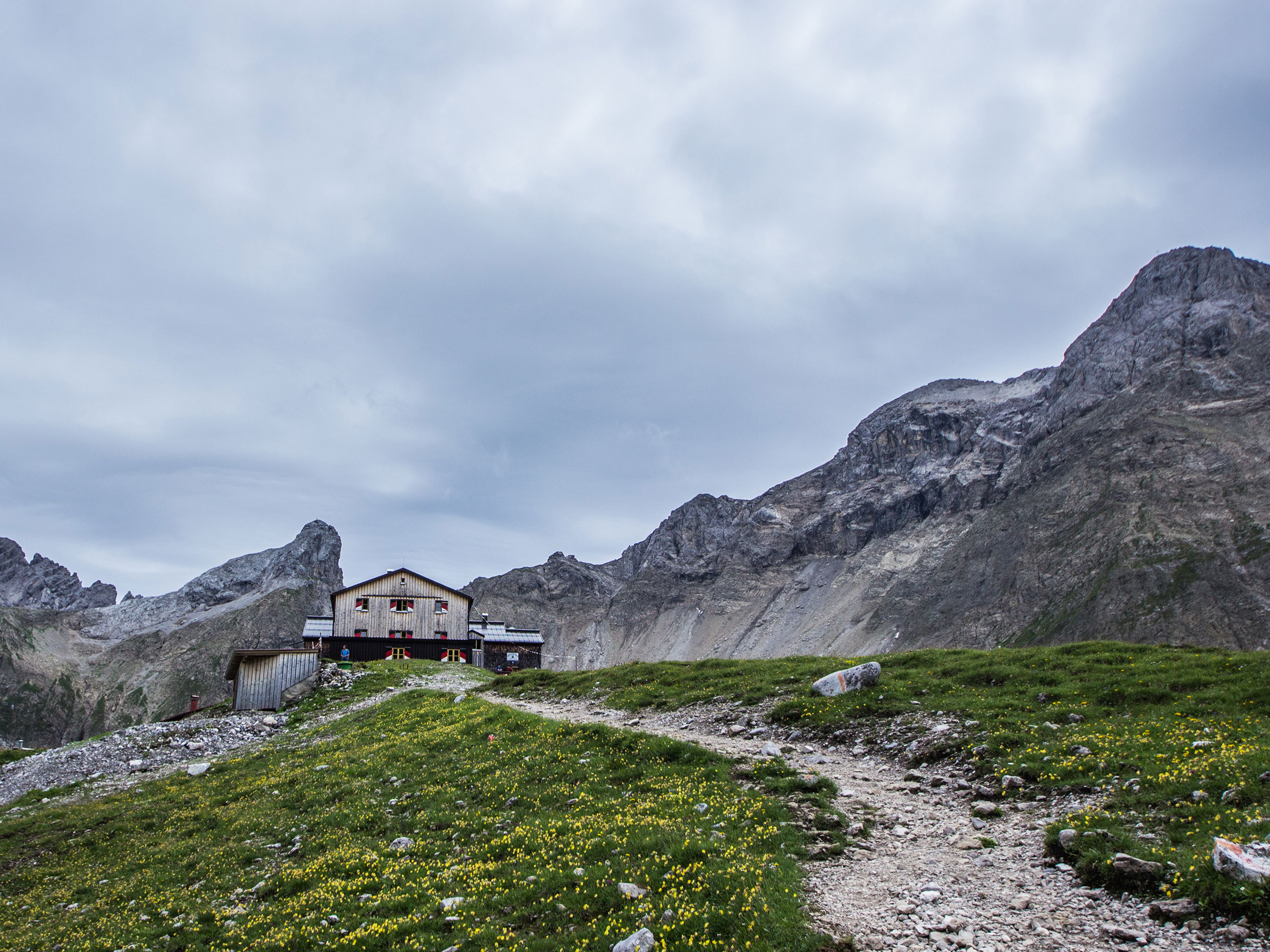 E5 Alpine crossing Memminger Hut