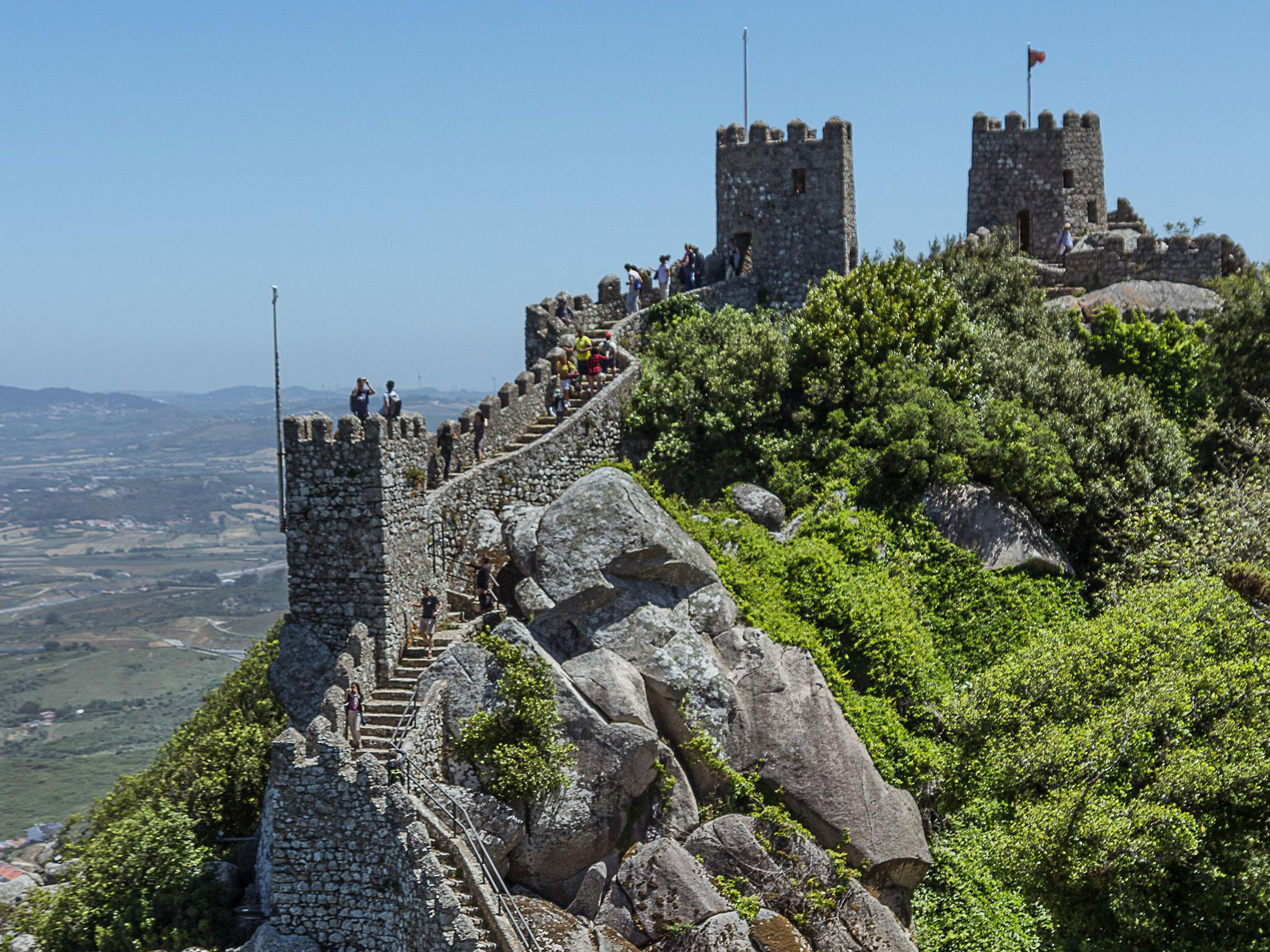 Sintra Sehenswürdigkeiten Maurische Burg Castelo dos Mouros